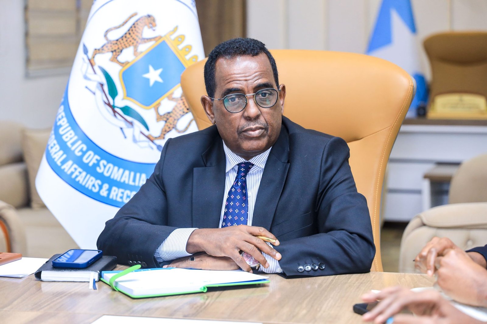 H.E Ali Yusuf Ali Hosh Receives National ID and Civil Registration Updates